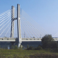 Il ponte sospeso della linea TAV