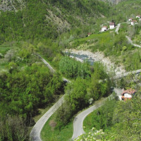 La strada che arriva dal Brallo