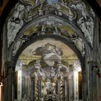 L'interno della chiesa - foto Prospero Cravedi