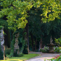 Il parco del castello di Grazzano Visconti