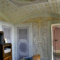 Villa Braghieri, interno