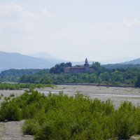 Il castello di Rivalta a guardia del fiume Trebbia